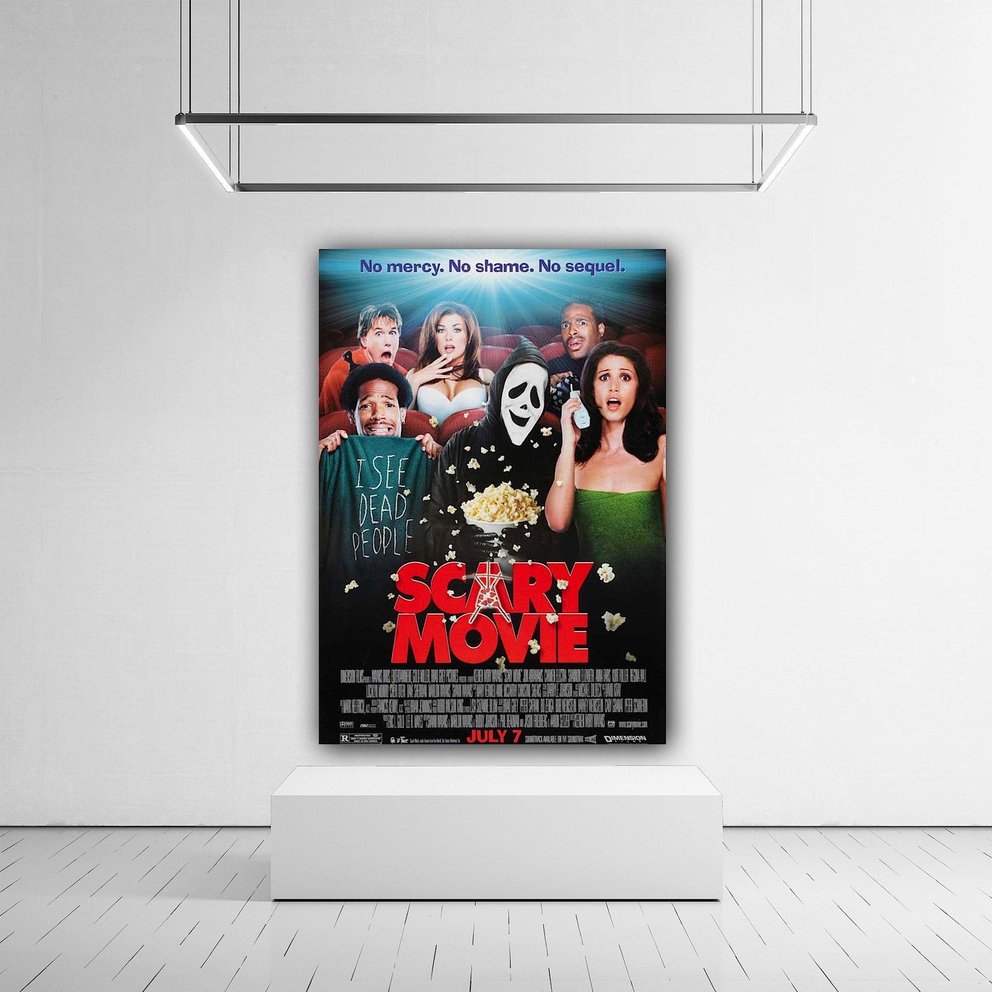 Scary Movie Canvas