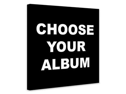 Choose your Album Cover - Square - Album Cover Canvas - Music Art - Wrapped Framed Canvas