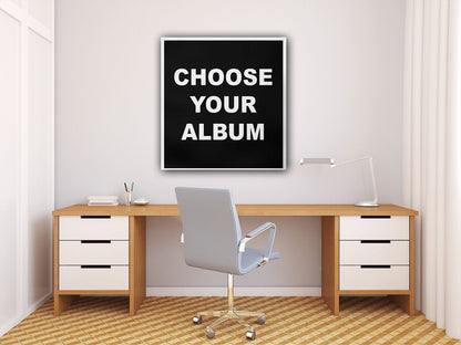 Choose your Album Cover - Square - Album Cover Canvas - Music Art - Wrapped Framed Canvas