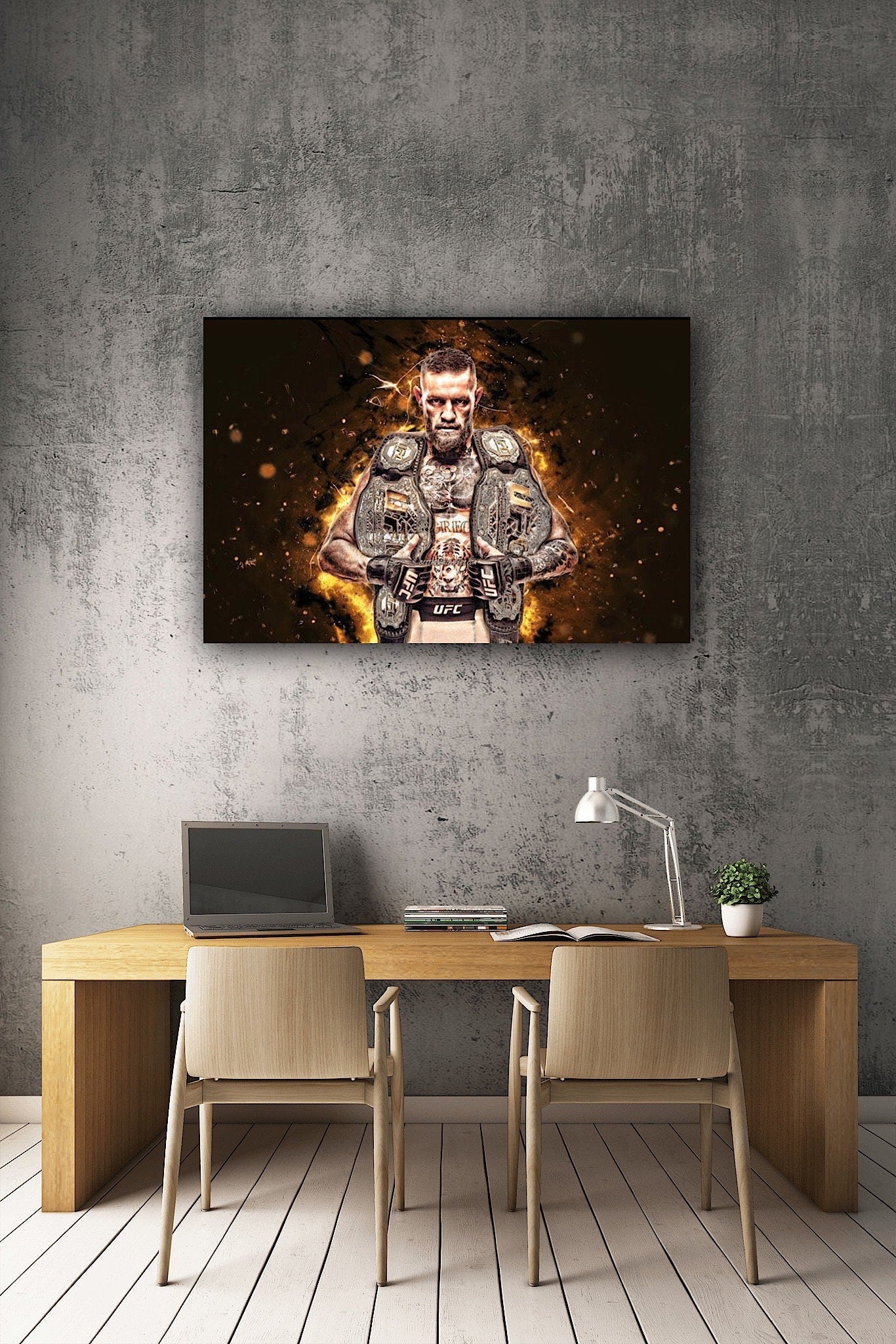 Conor Mcgregor Double Champ Canvas