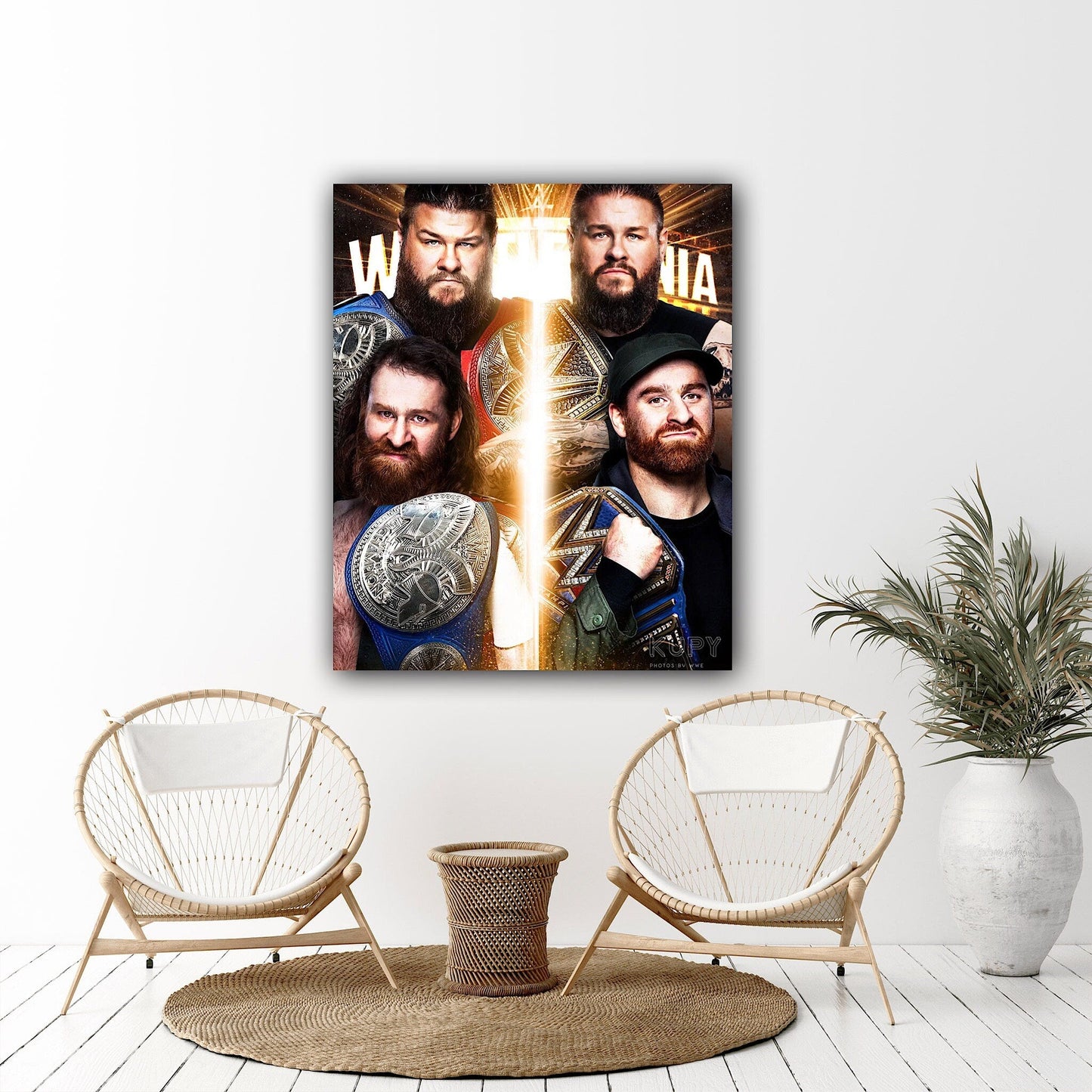 Sami Zayn and Kevin Owens Canvas