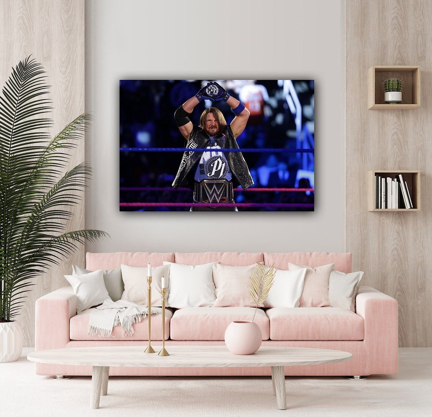 AJ Styles Canvas
