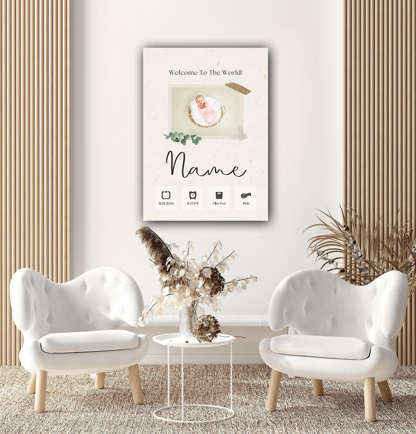 New Baby Gift | Personalised Gift for Newborn | Custom Name Gift |  Gift for Newborn Baby Boy and Girl