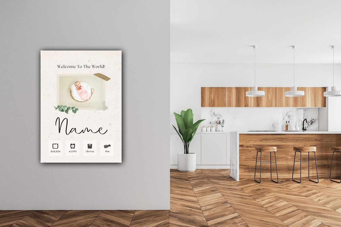 New Baby Gift | Personalised Gift for Newborn | Custom Name Gift |  Gift for Newborn Baby Boy and Girl