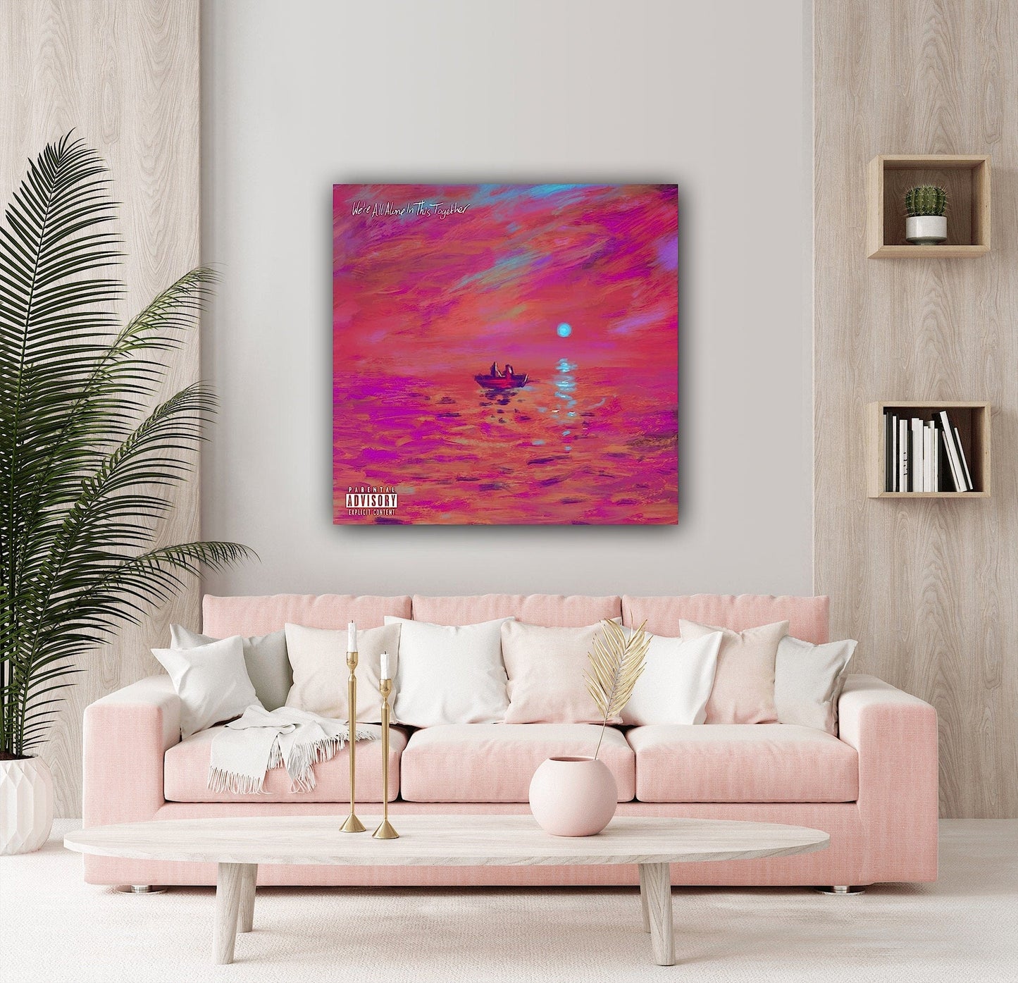 Dave - We're All Alone in This Together Canvas
