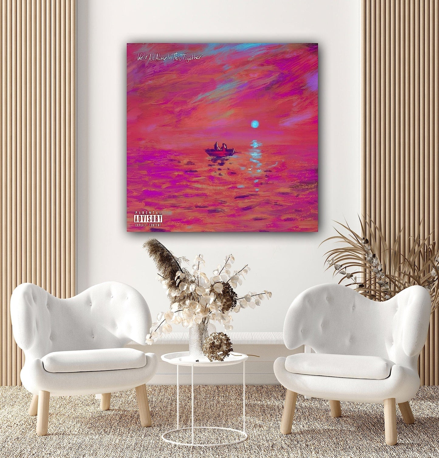 Dave - We're All Alone in This Together Canvas