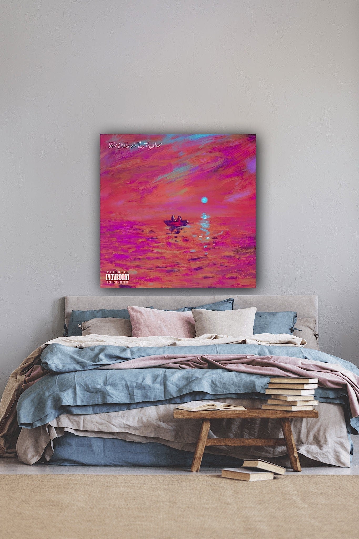 Dave - We're All Alone in This Together Canvas