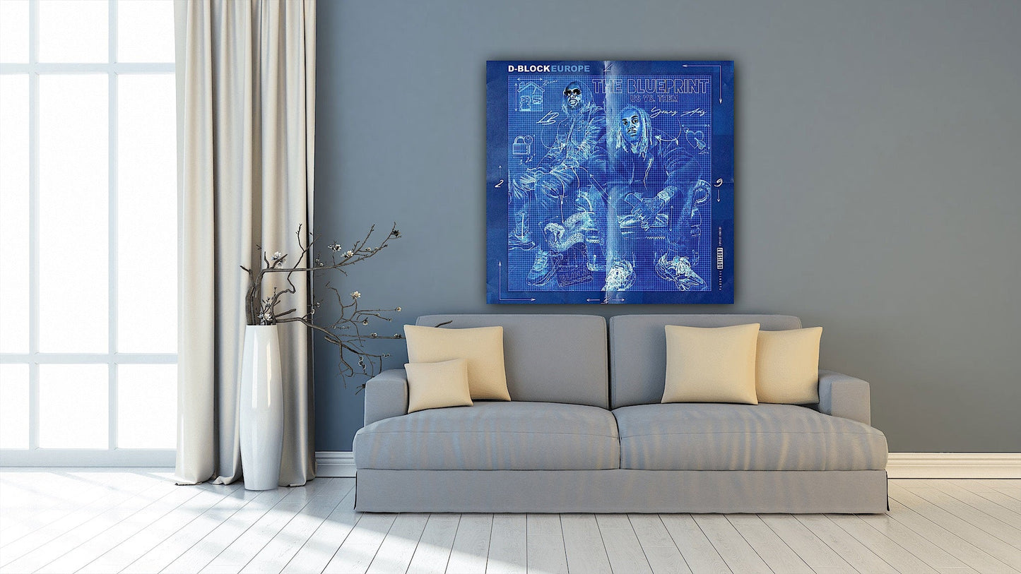 D-Block Europe - The Blue Print Us Vs. Them Canvas
