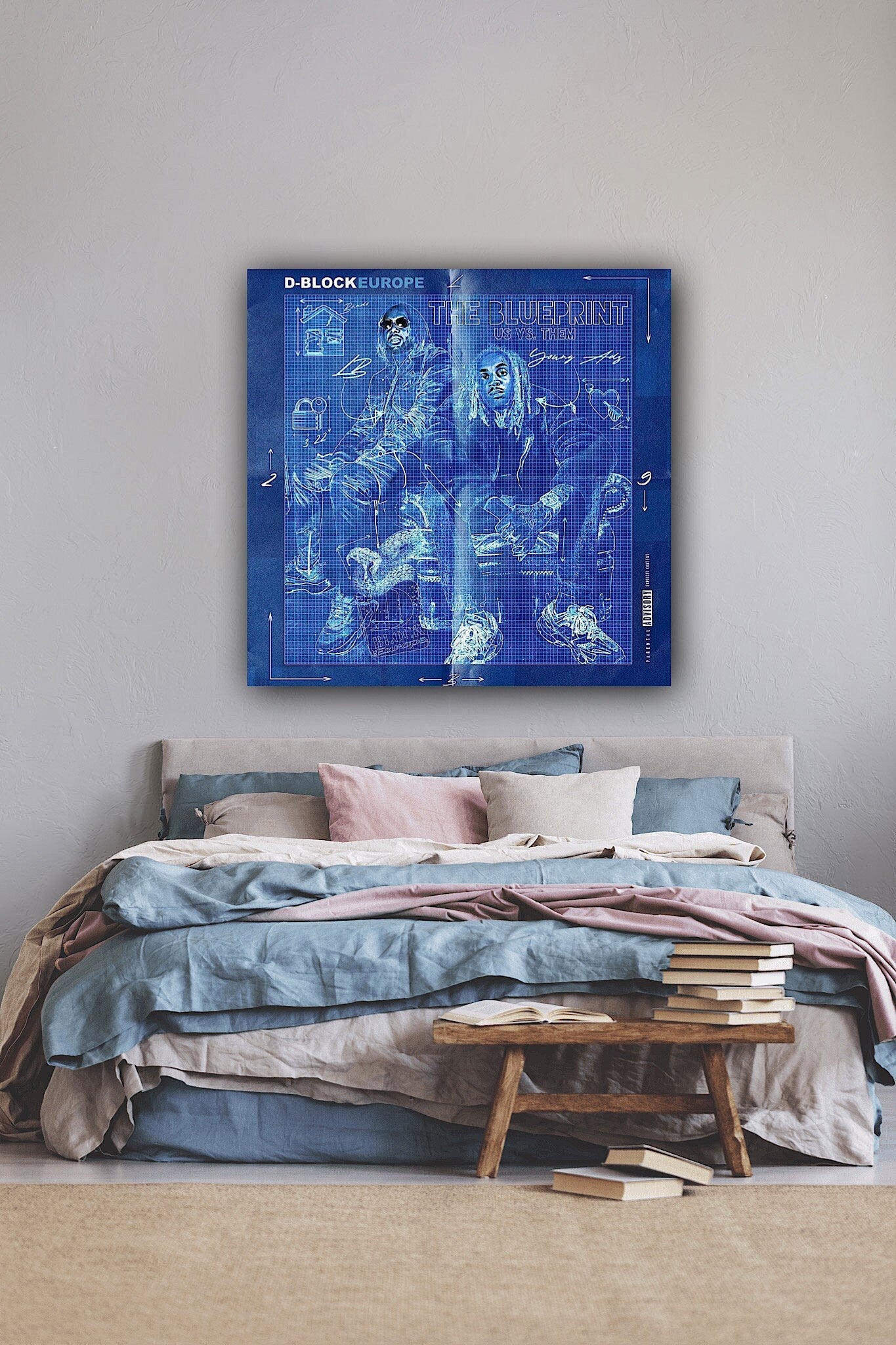 D-Block Europe - The Blue Print Us Vs. Them Canvas