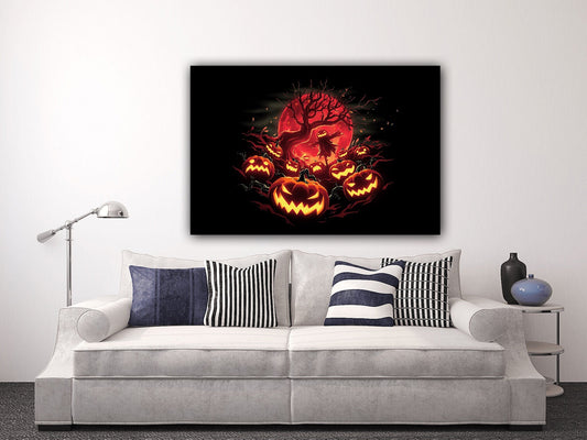 Halloween Pumpkins Canvas