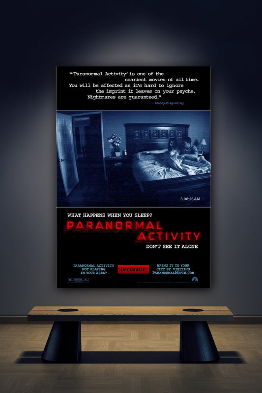 Paranormal Activity Canvas