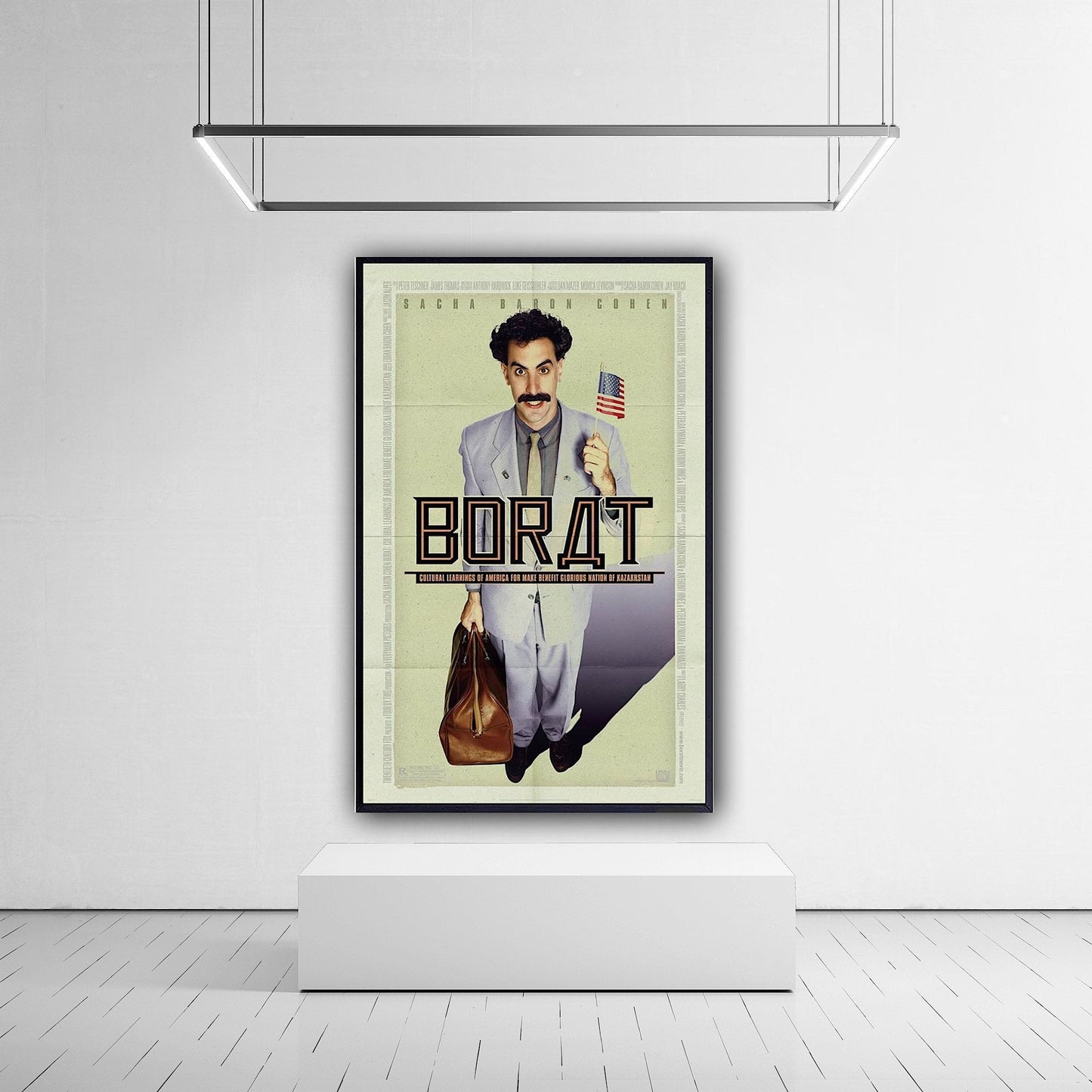 Borat Cultural Learnings of America for Make Benefit Glorious Nation of Kazakhstan Canvas