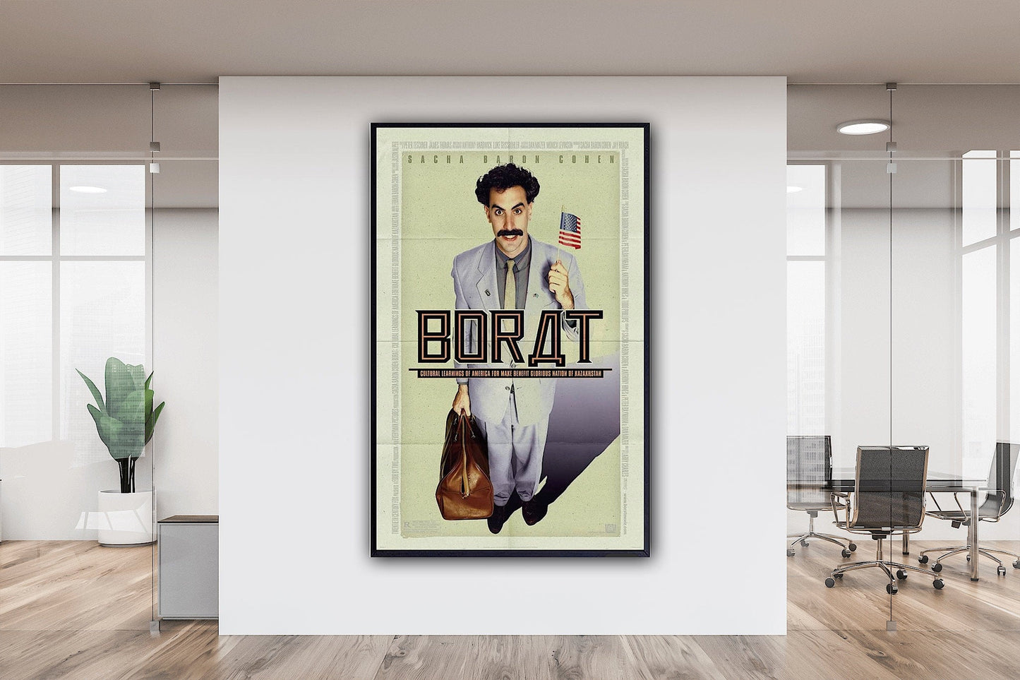 Borat Cultural Learnings of America for Make Benefit Glorious Nation of Kazakhstan Canvas