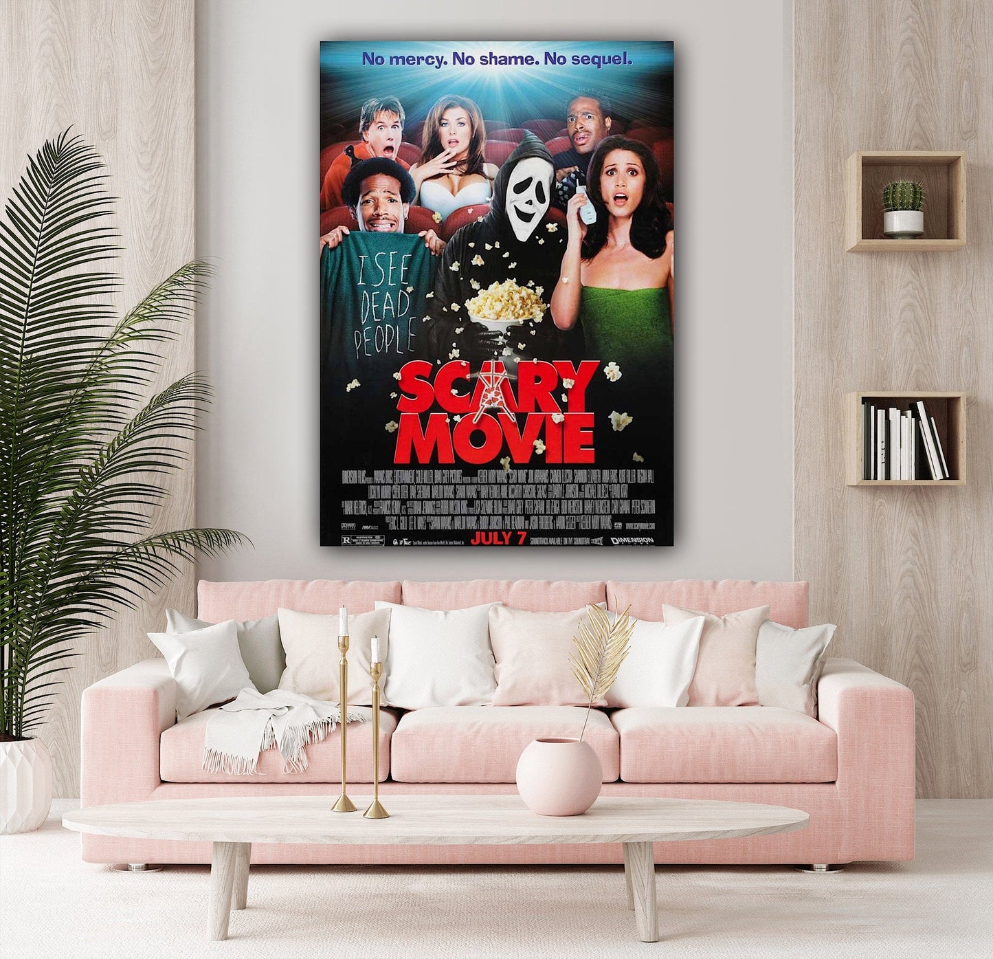 Scary Movie Canvas