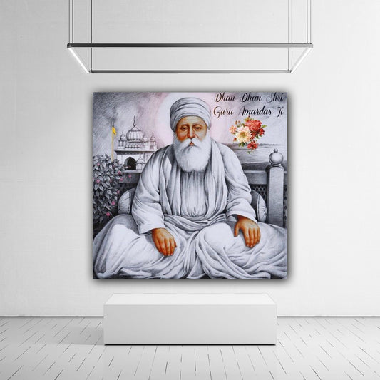 Guru Amar Das Canvas