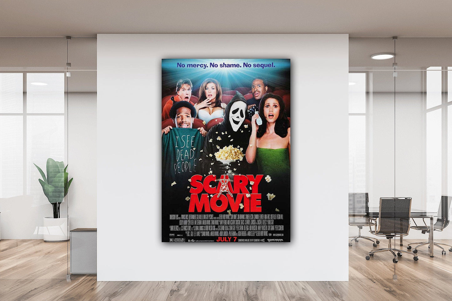 Scary Movie Canvas